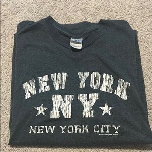 Gildan Dark Gray New York City T-Shirt